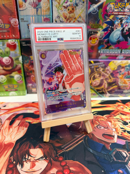 Luffy alt art PSA 10 jp eb02-061