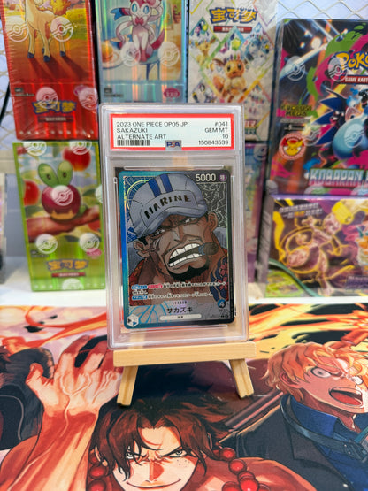 Sakazuki alt art PSA 10 jp op05-041 leader