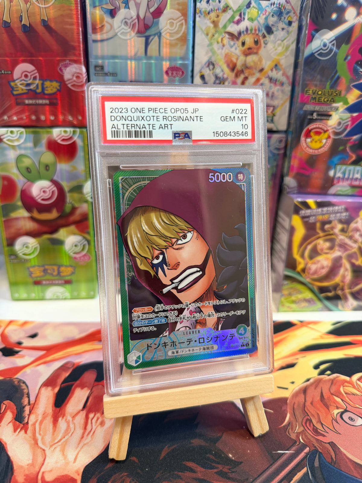 Donquixote Rosinante alt art PSA 10 jp op05-022 leader