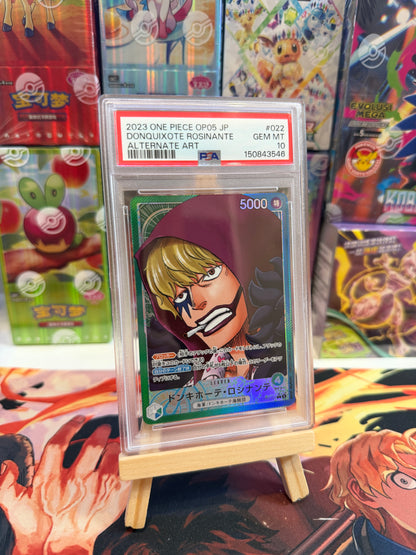 Donquixote Rosinante alt art PSA 10 jp op05-022 leader