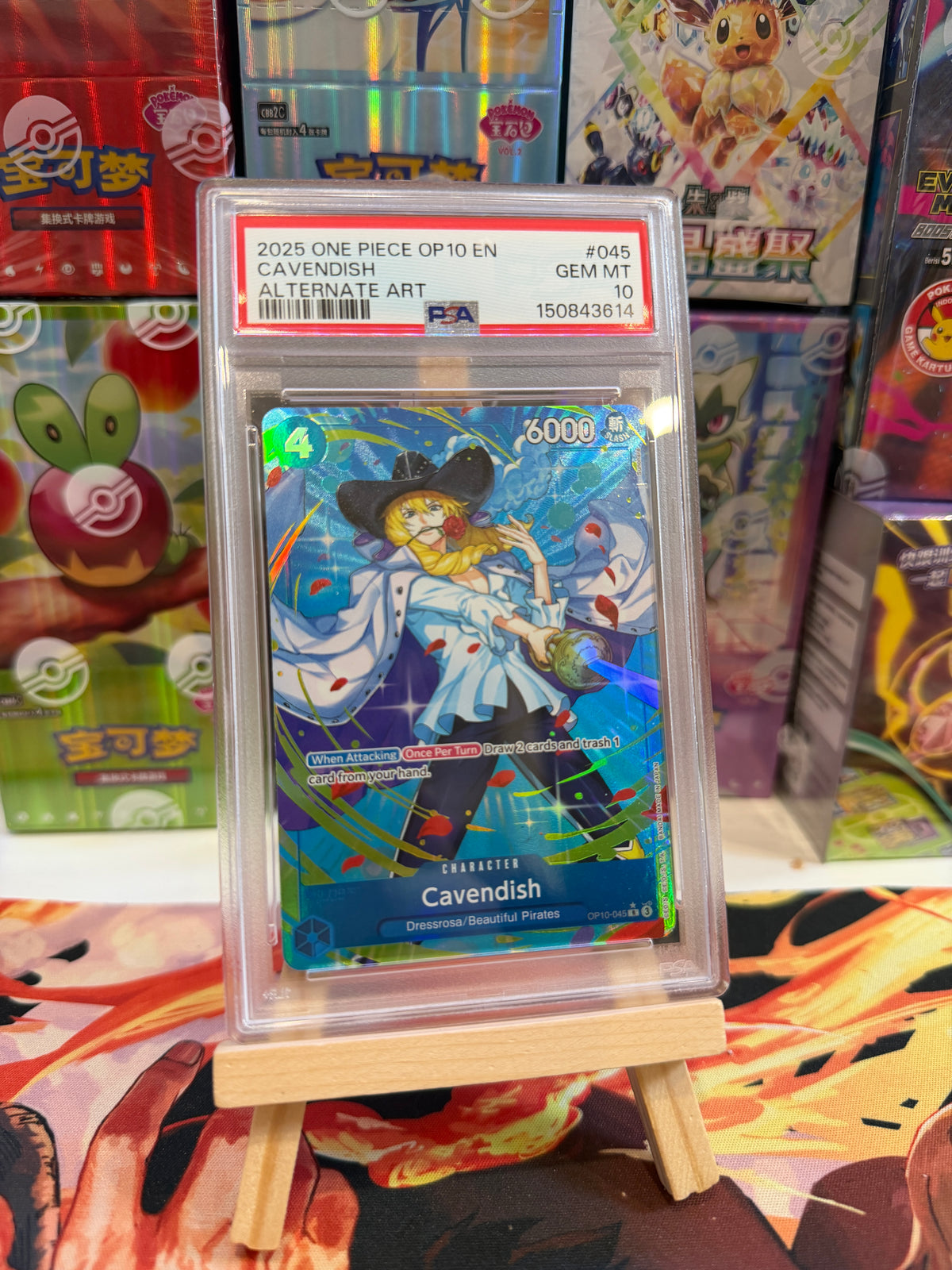 Cavendish alt art PSA 10 en op10-045