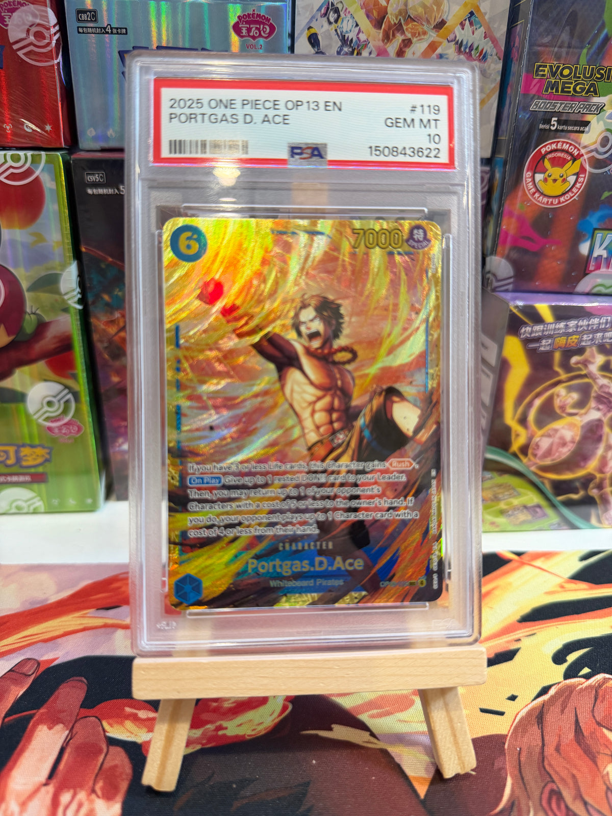 Portgas D Ace PSA 10 en op13-119