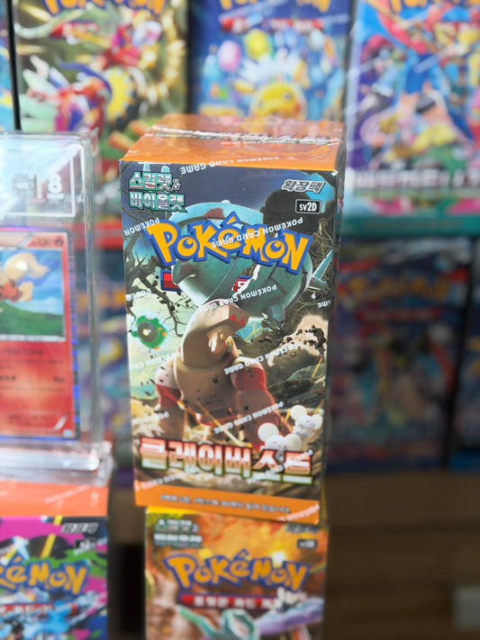 Korean Pokemon Clay Burst Booster Box