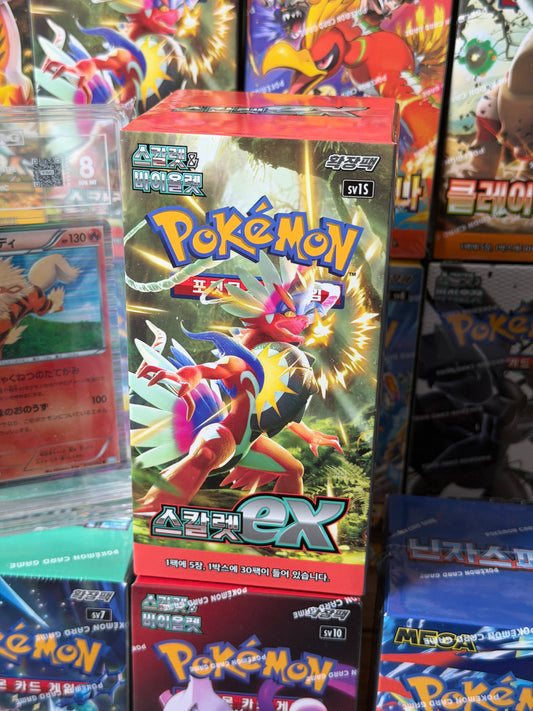 Korean Pokemon Scarlet ex Booster Box